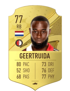 Lutsharel Geertruida FUT23 prediccion