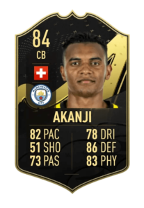 Manuel Akanji FUT23 TOTW2 prediccion