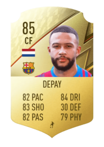 Memphis Depay IF prediccion FUT23