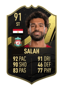 Mohamed Salah FUT23 TOTW2 prediccion