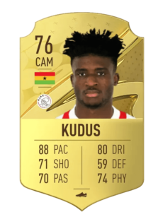 Mohammed Kudus FUT23 prediccion