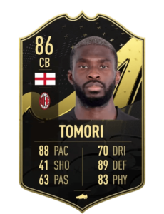 Fikayo Tomori FUT23 TOTW4 prediccion