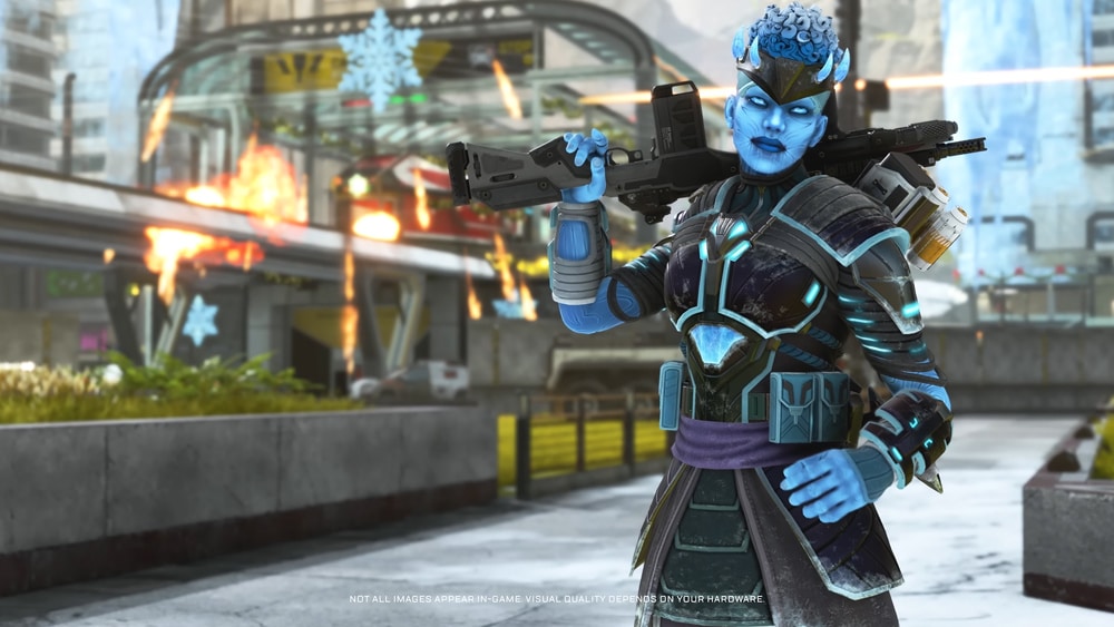 apex legends evento wintertide skin bangalore