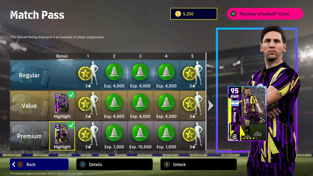 efootball 2023 pase de partido primer vistazo