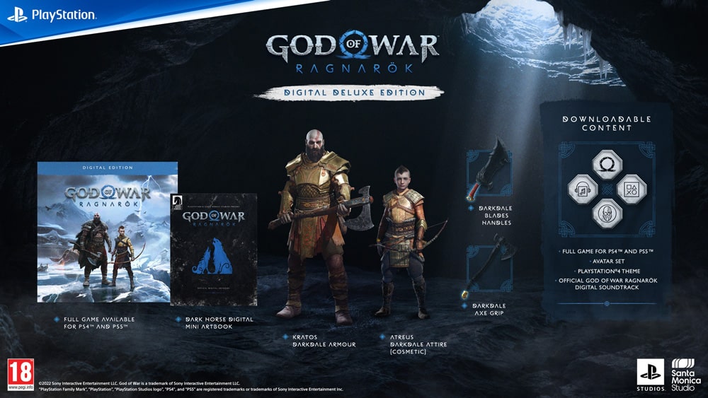 god of war ragnarok edicion digital deluxe