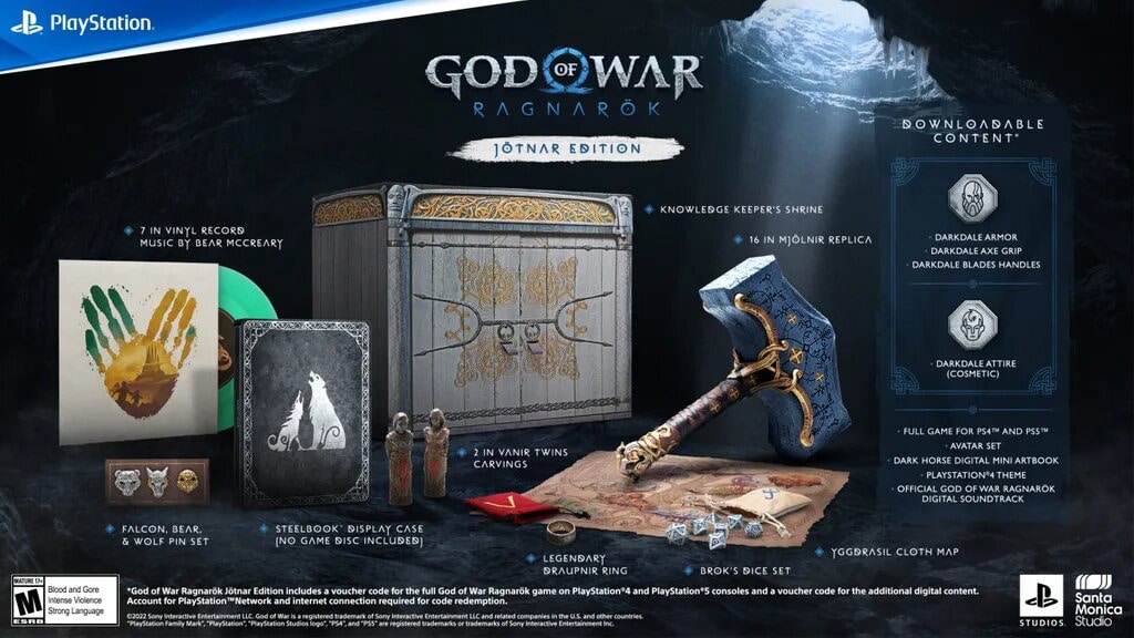 god of war ragnarok edicion jotnar