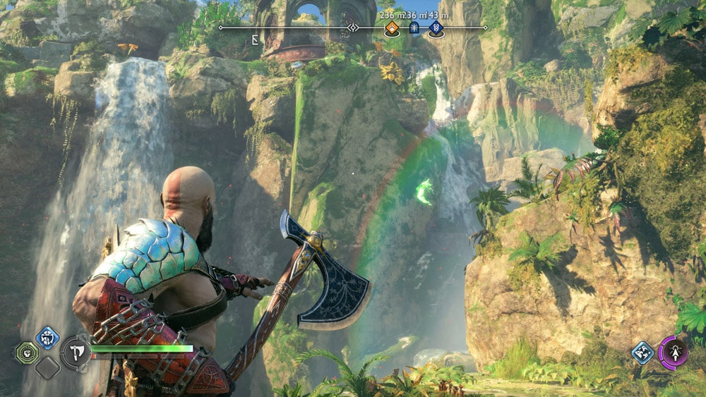 gow ragnarok cuervos goddess fall ubicacion