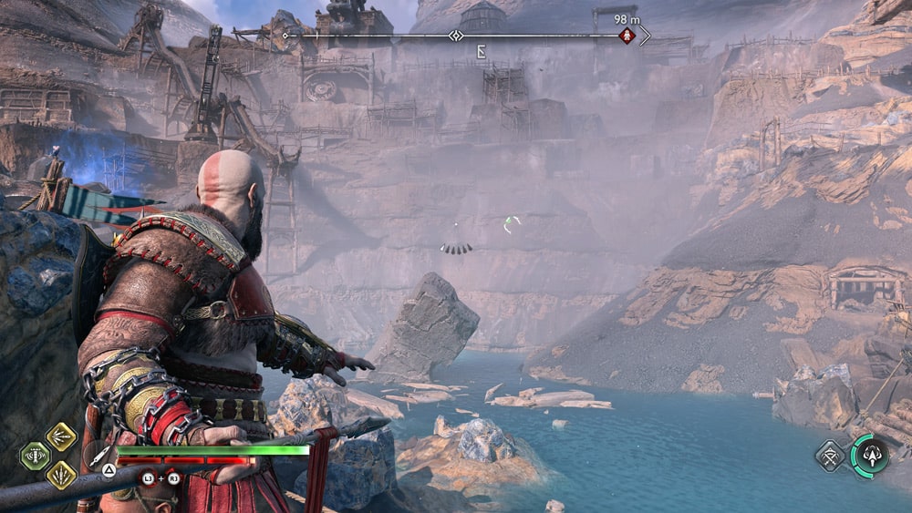 gow ragnarok cuervos jarnsmida pitmines ubicacion