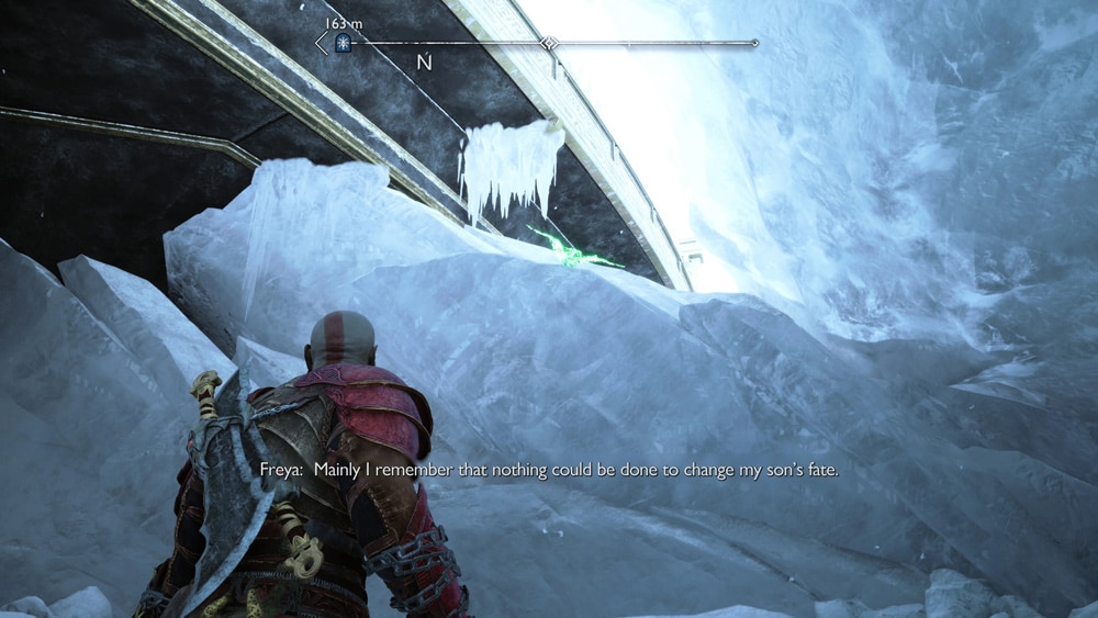 gow ragnarok cuervos lake of nine ubicacion