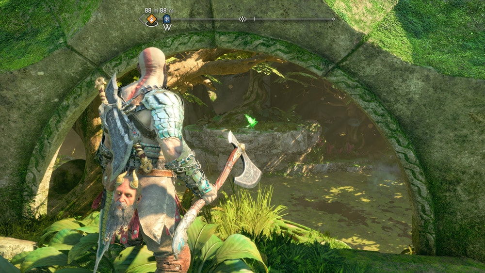 gow ragnarok cuervos pilgrims landing ubicacion