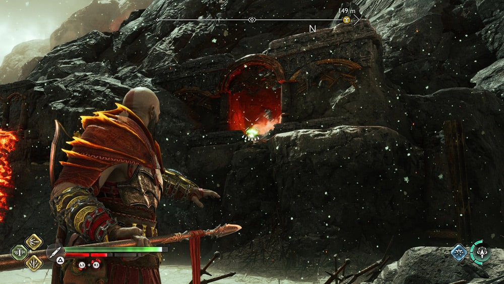 gow ragnarok cuervos surtr forge ubicacion