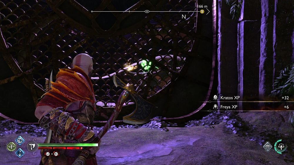 gow ragnarok cuervos temple of light 2 ubicacion