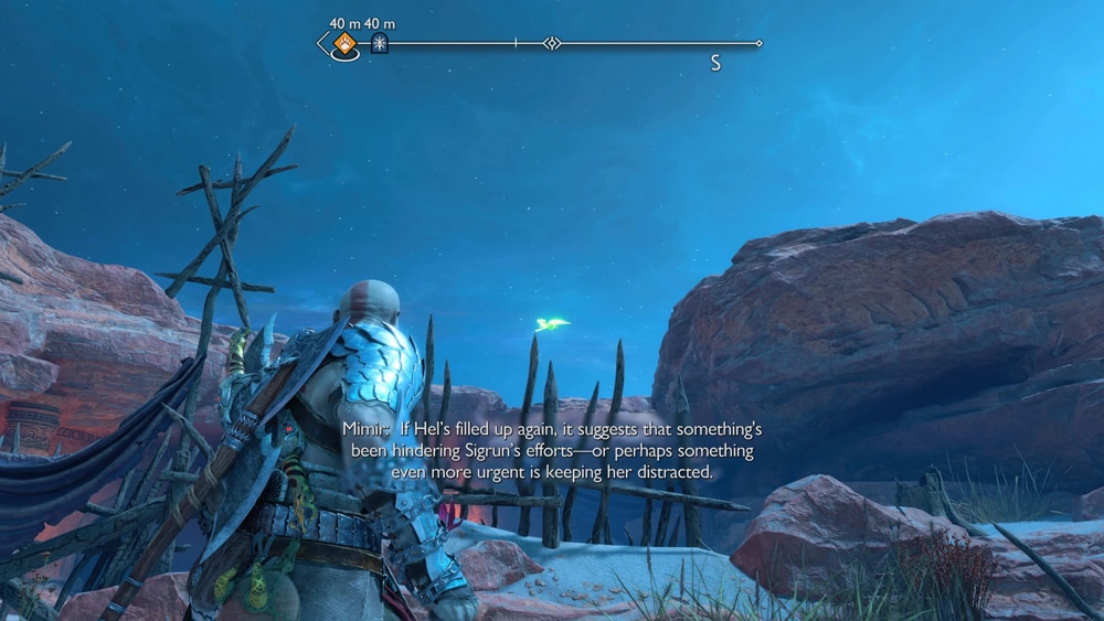 gow ragnarok cuervos the canyons ubicacion