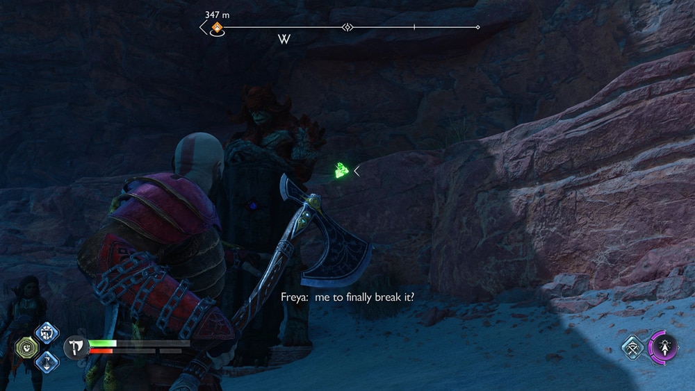 gow ragnarok cuervos the forbidden sands 3 ubicacion