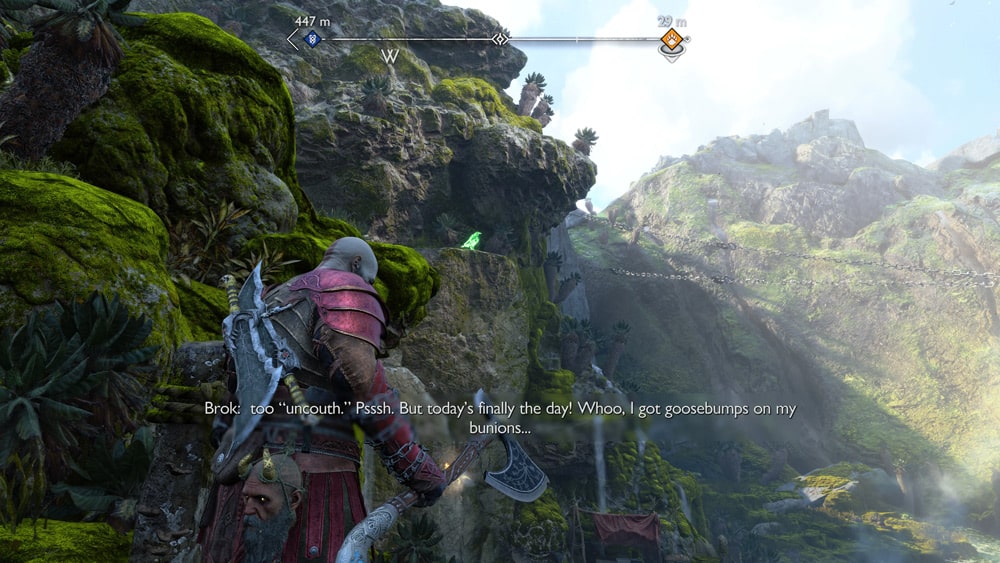 gow ragnarok cuervos the forge 2 ubicacion