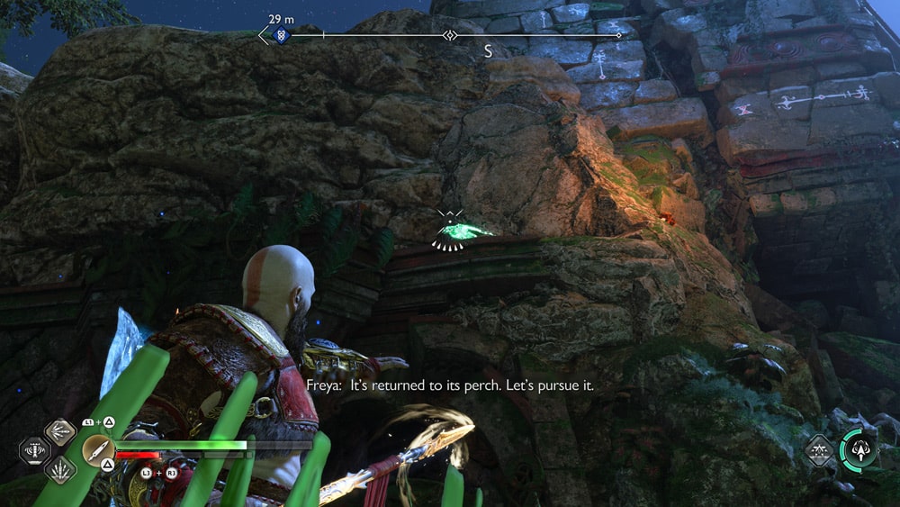 gow ragnarok cuervos the jungle ubicacion