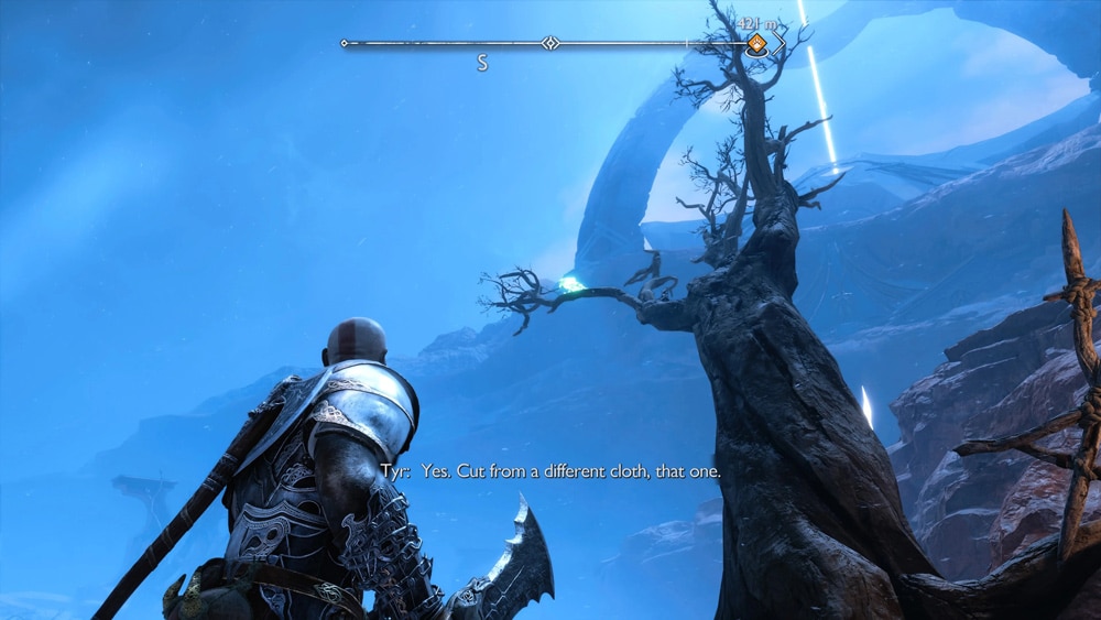 gow ragnarok cuervos the strond ubicacion