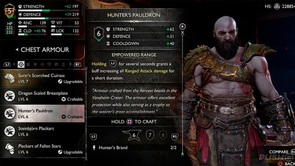 hombrera cazador ragnarok