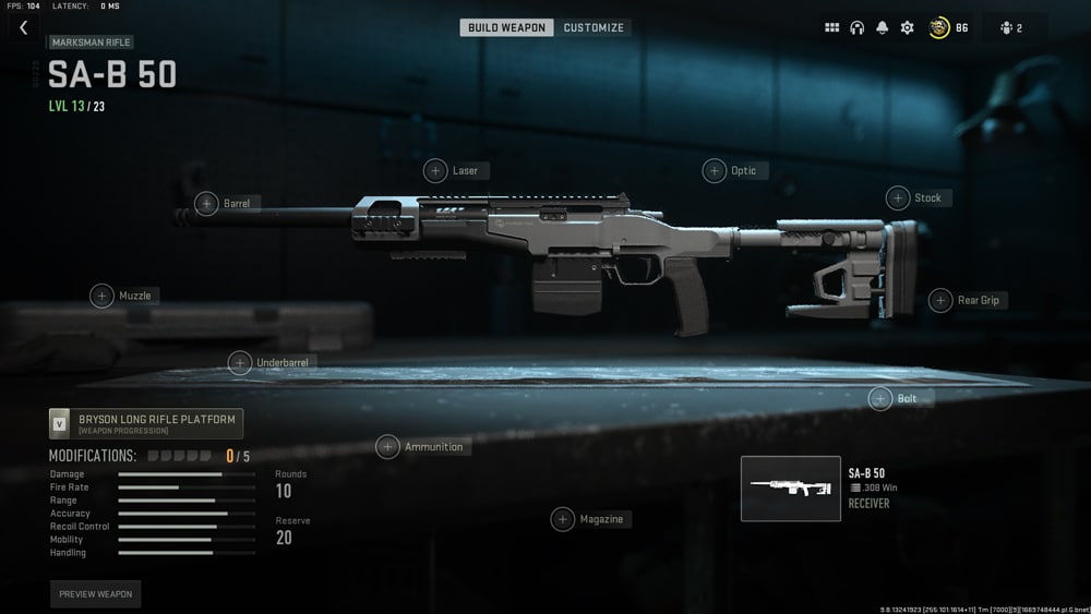 modern warfare 2 warzone 2 sa b 50 crear clase