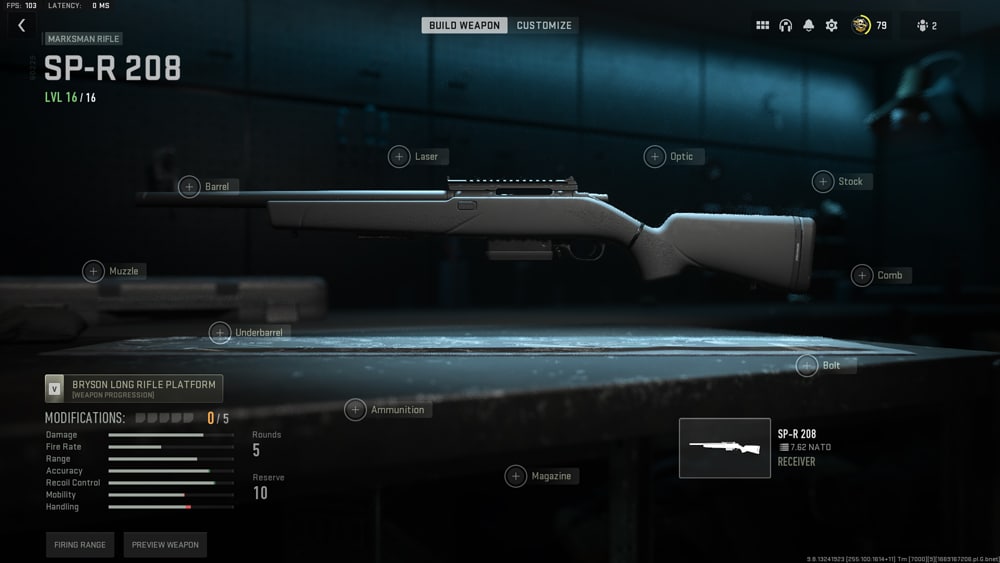 modern warfare 2 warzone 2 sp r 208 crear clase