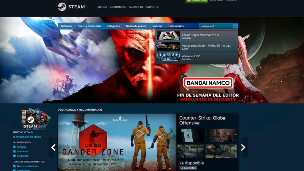 warzone 2 steam