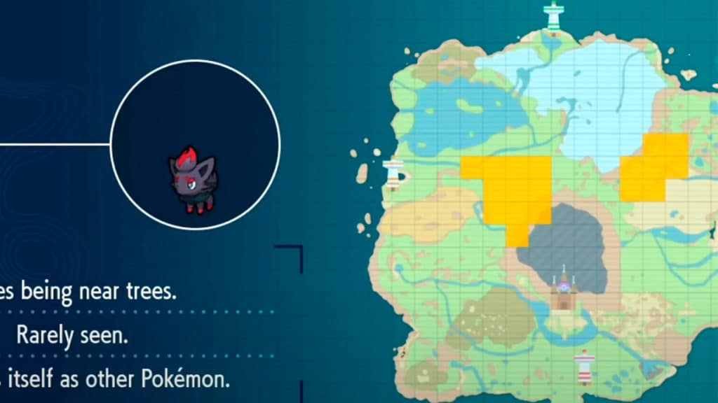 zorua ubicacion