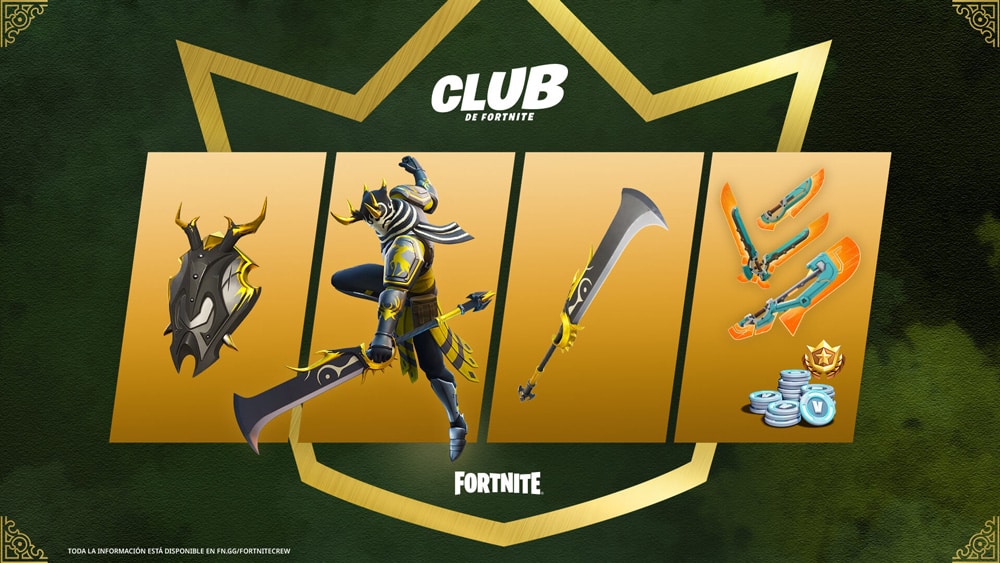 club de fortnite enero 2023 cosmeticos
