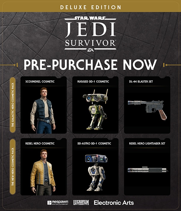 star wars jedi survivor edicion deluxe contenido