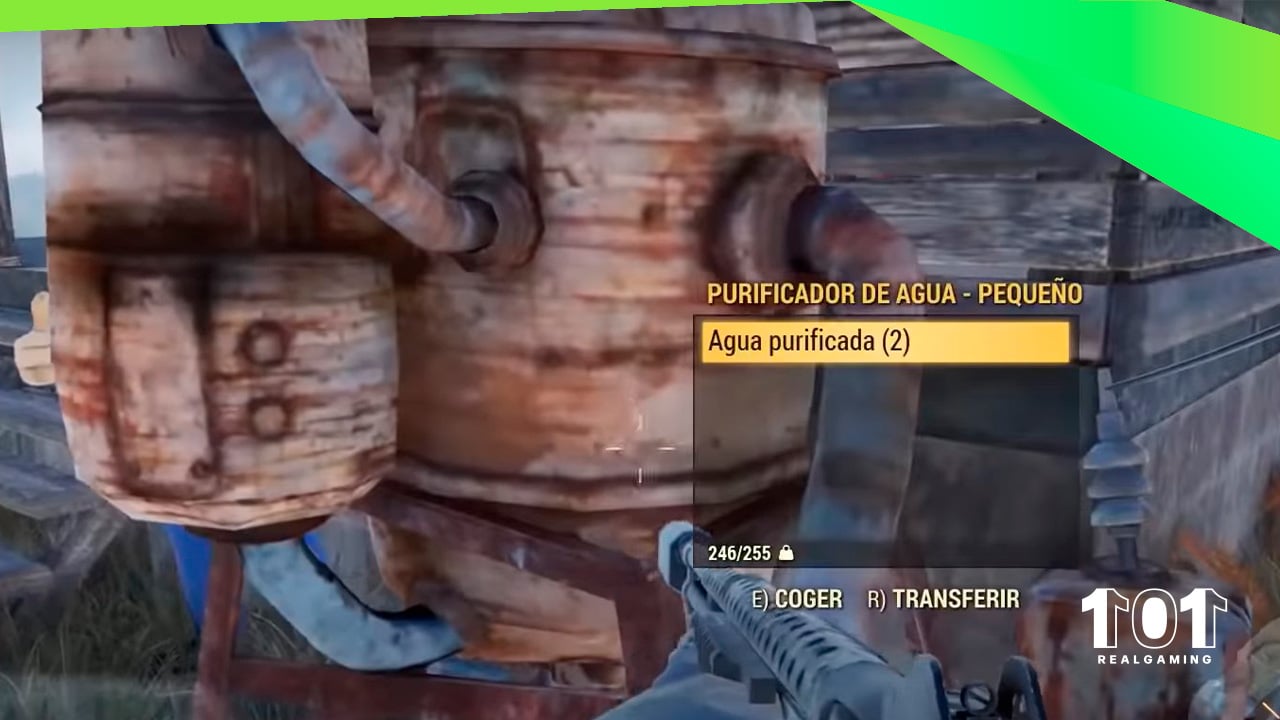 Cómo conseguir agua purificada en Fallout 76