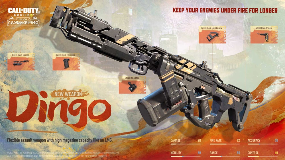 cod mobile temporada 1 2023 dingo
