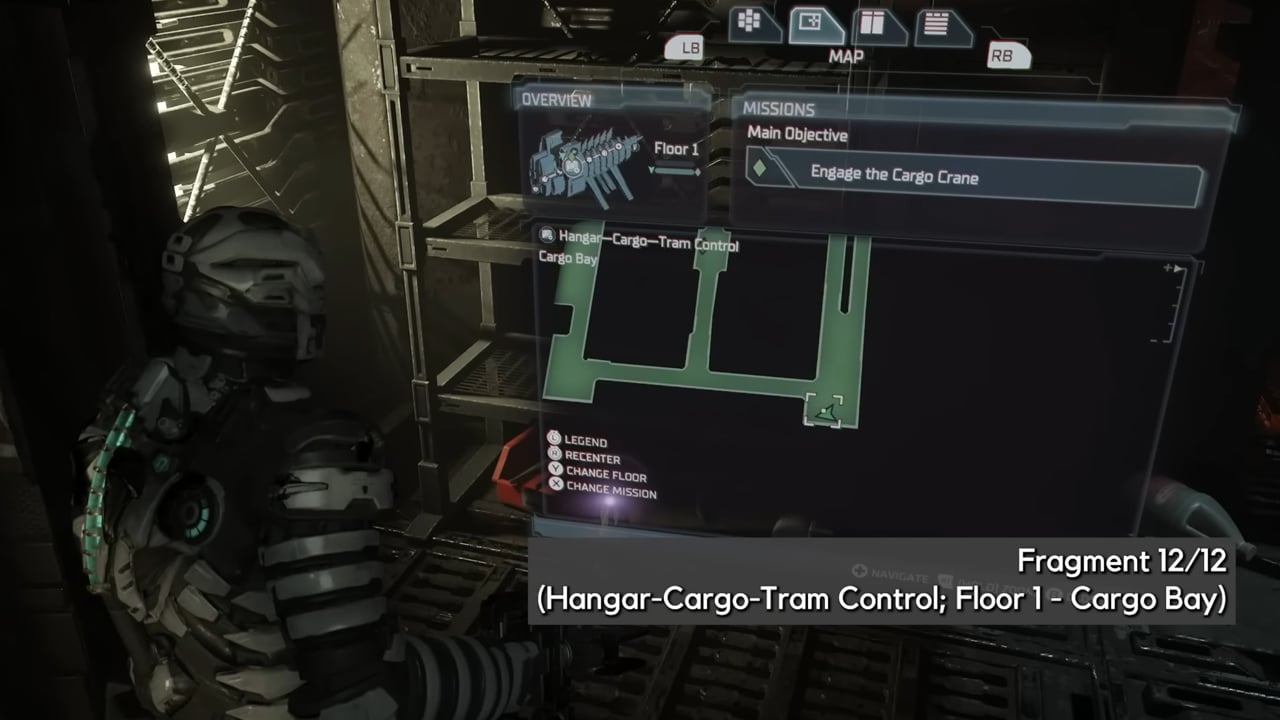 dead space remake fragmento 12 ubicacion