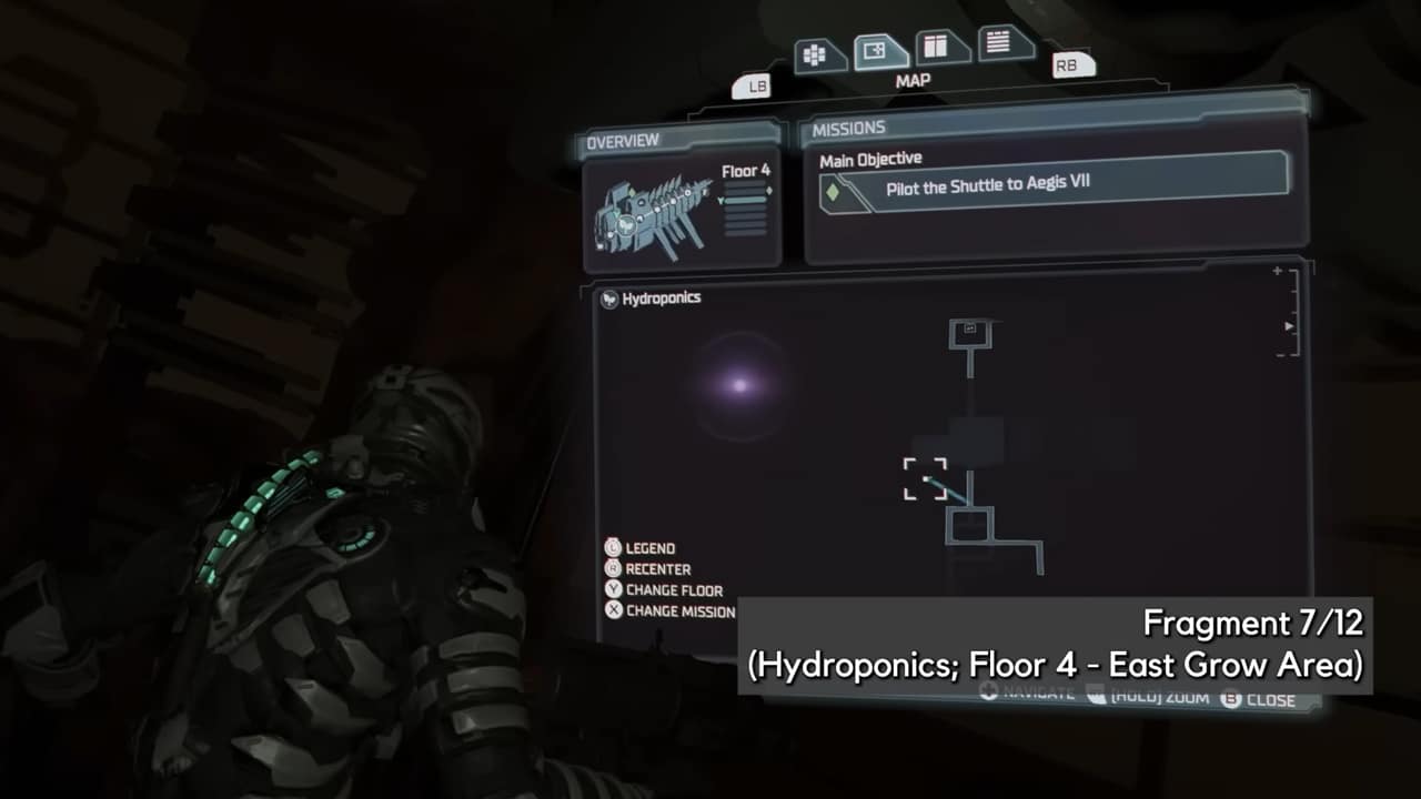 dead space remake fragmento 7 ubicacion