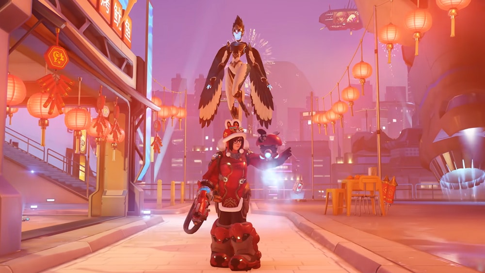 overwatch 2 año nuevo lunar 2023 skins mei echo