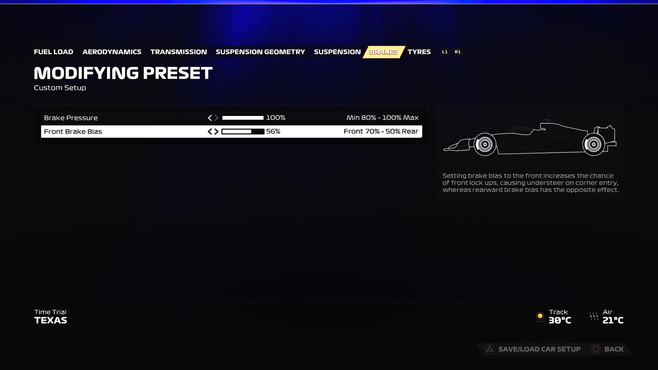 F1 23 Configuracion Reglaje Estados Unidos Frenos