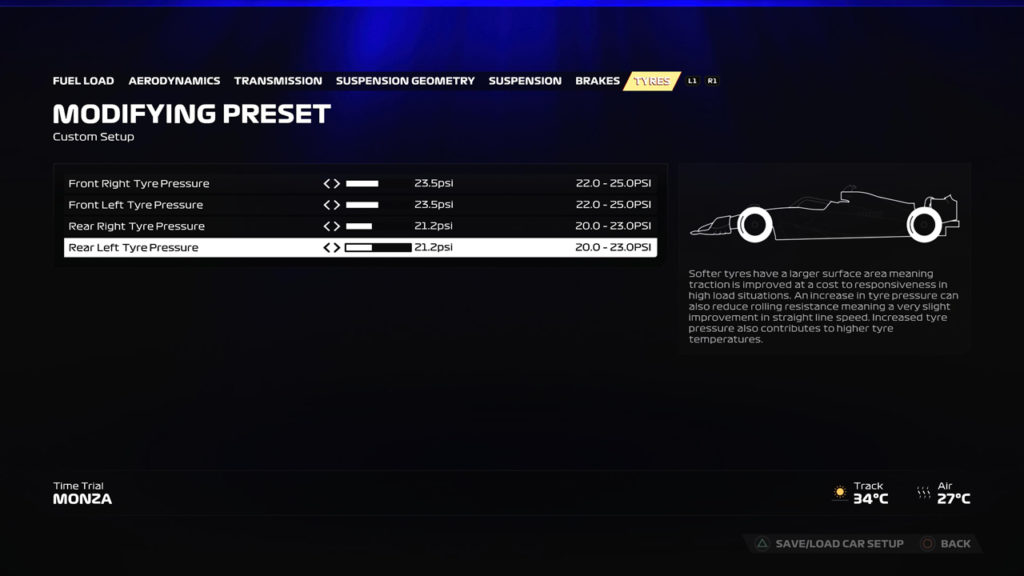 F1 23 Configuracion Reglaje Italia Neumaticos