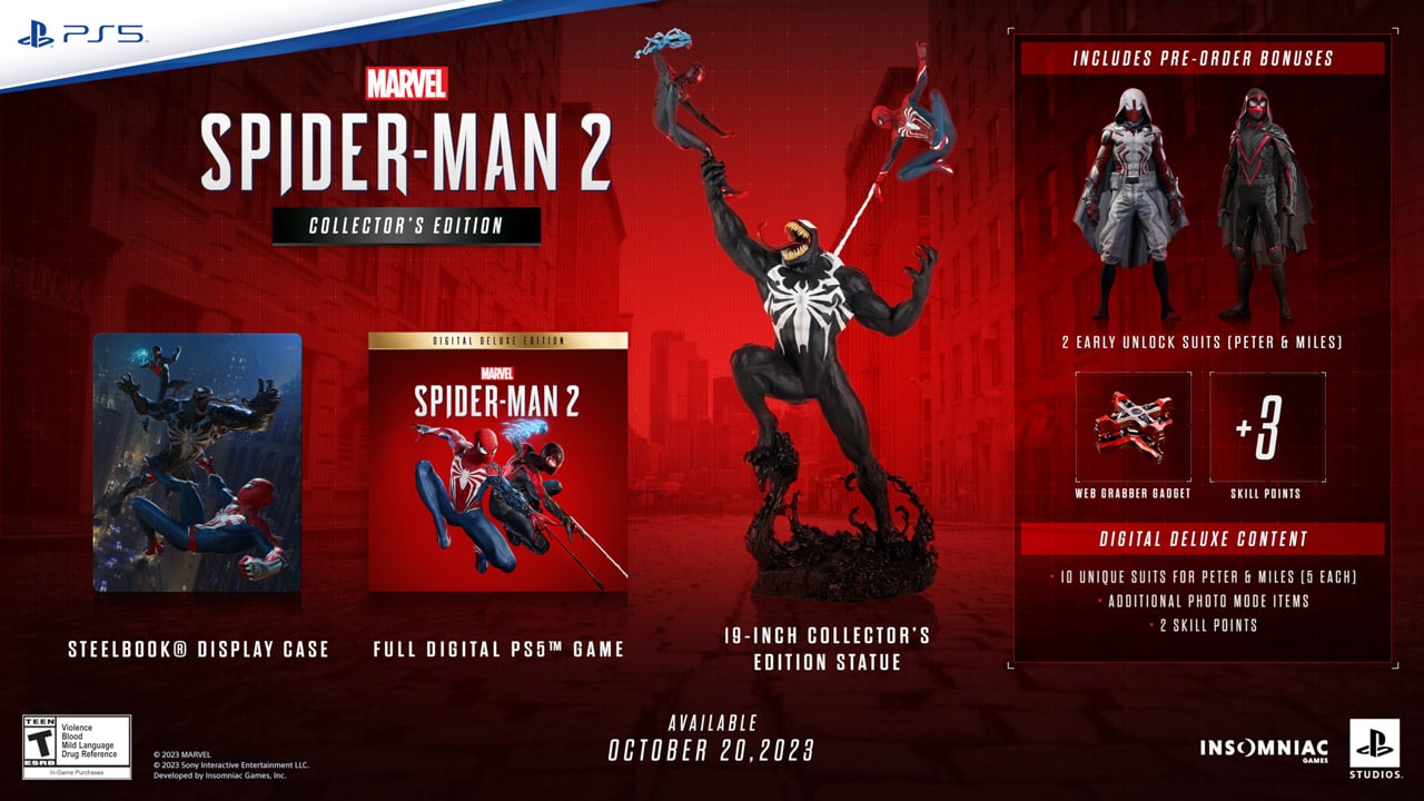 Marvels Spider Man 2 edicion coleccionista