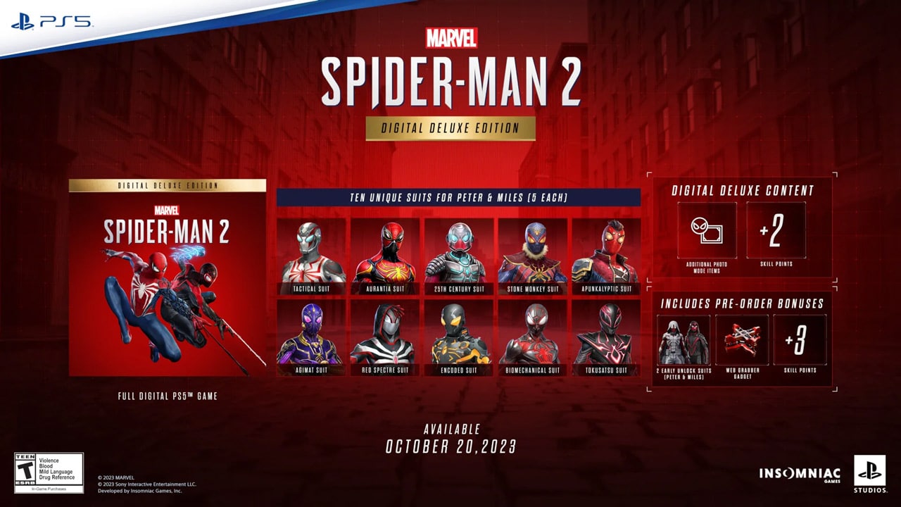 Marvels Spider Man 2 edicion digital deluxe