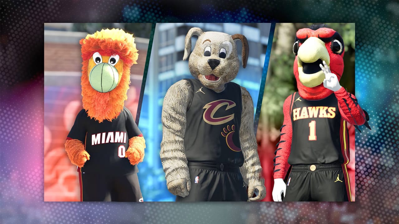 NBA 2K23 temporada 8 mascotas equipos