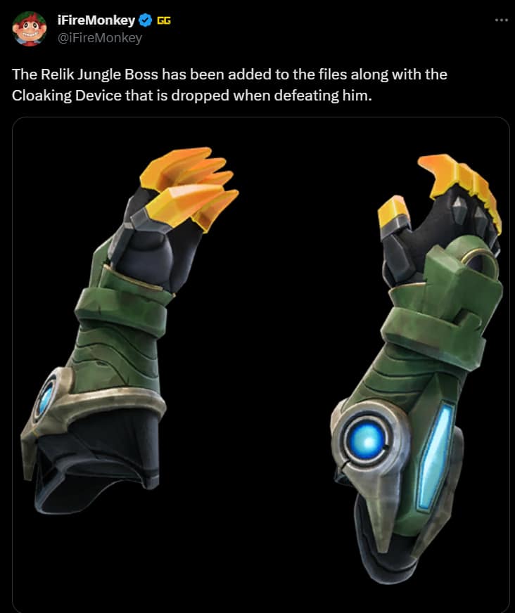 fortnite 25 10 filtraciones cloaking device