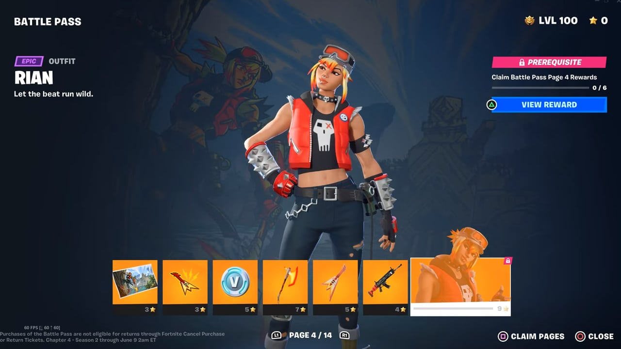 fortnite temporada 3 capitulo 4 skins rian
