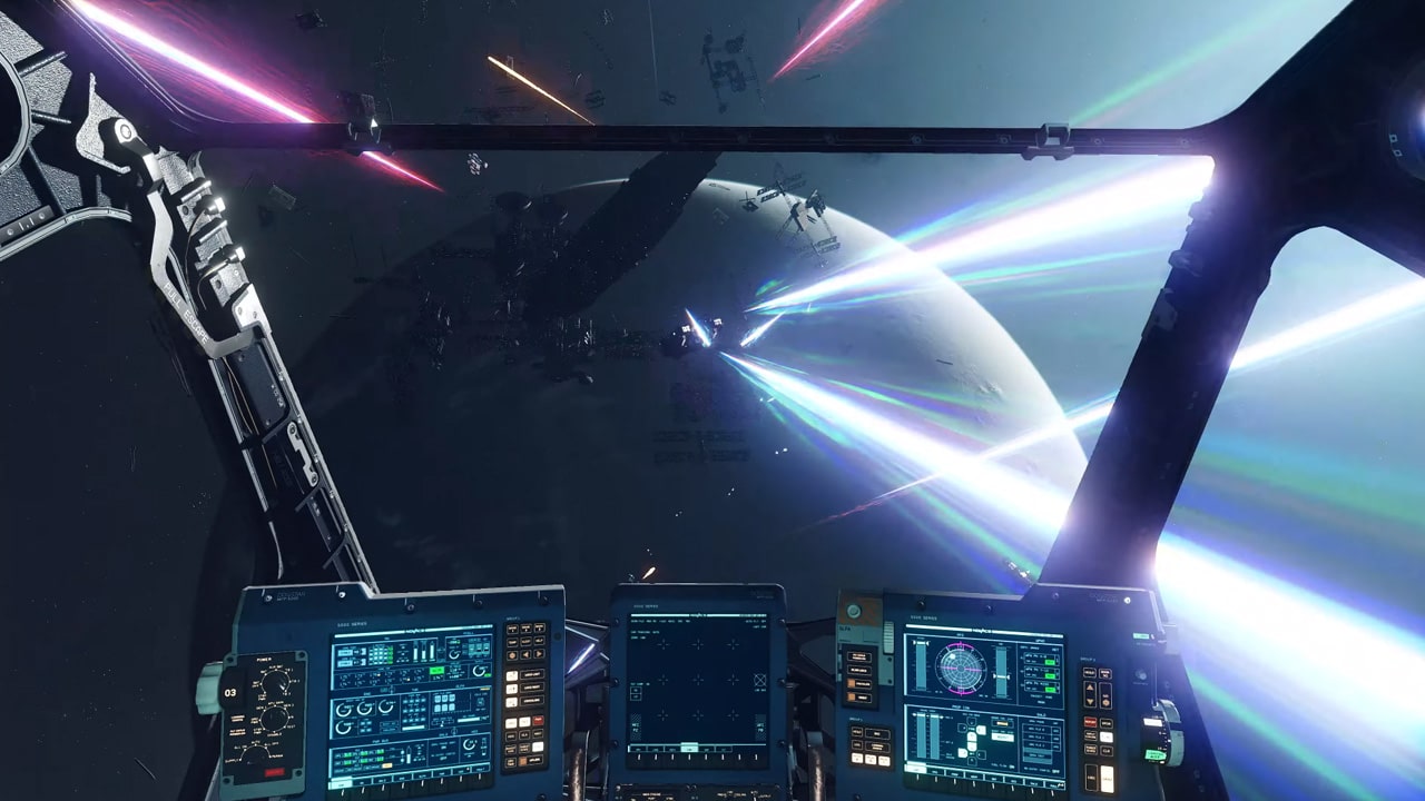 starfield pelea espacial trailer gameplay
