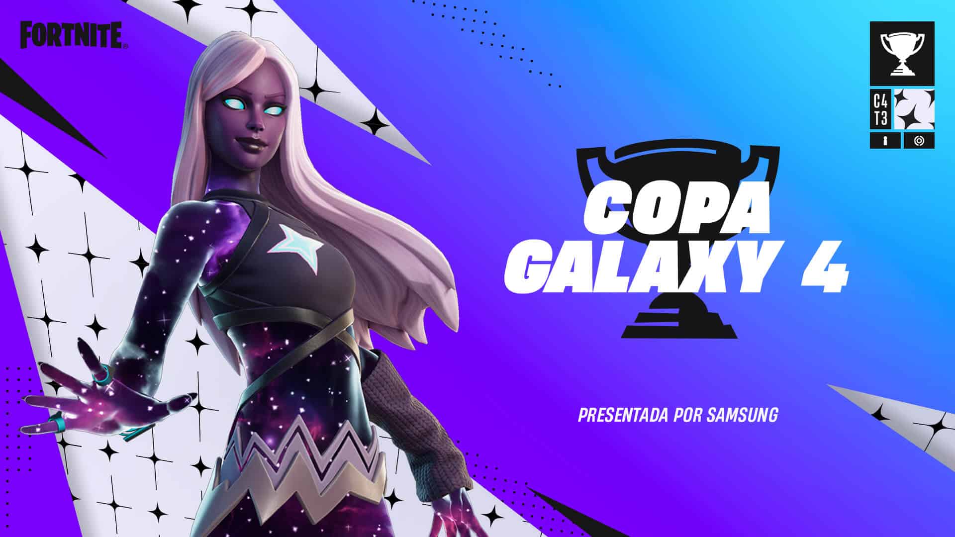 Fortnite copa galaxy 4 arte promociona