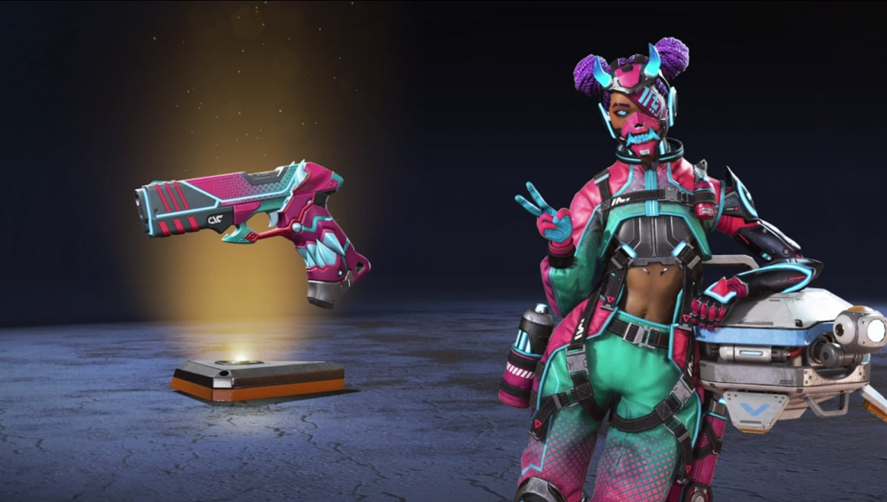apex legends neon network skin lifeline