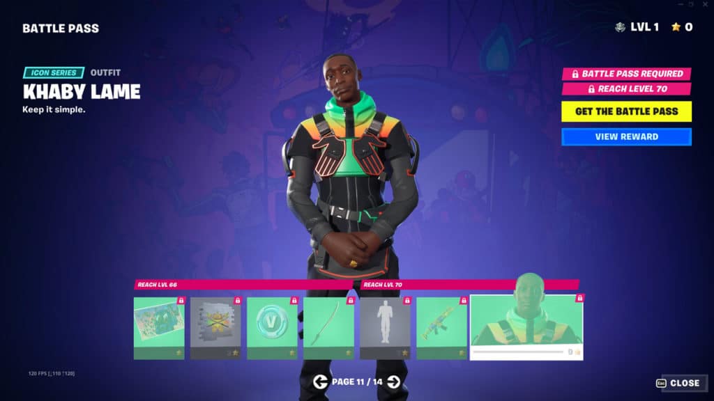 Fortnite pase batalla Khaby Lame