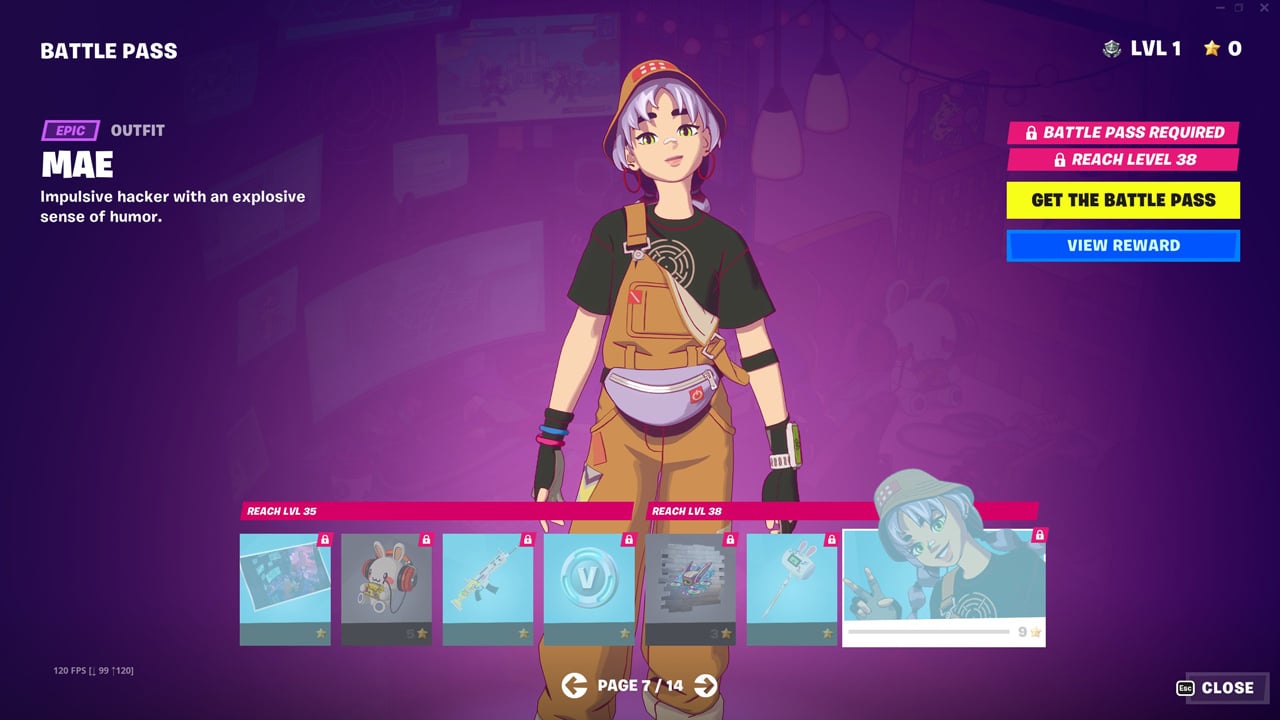 fortnite pase de batalla mae