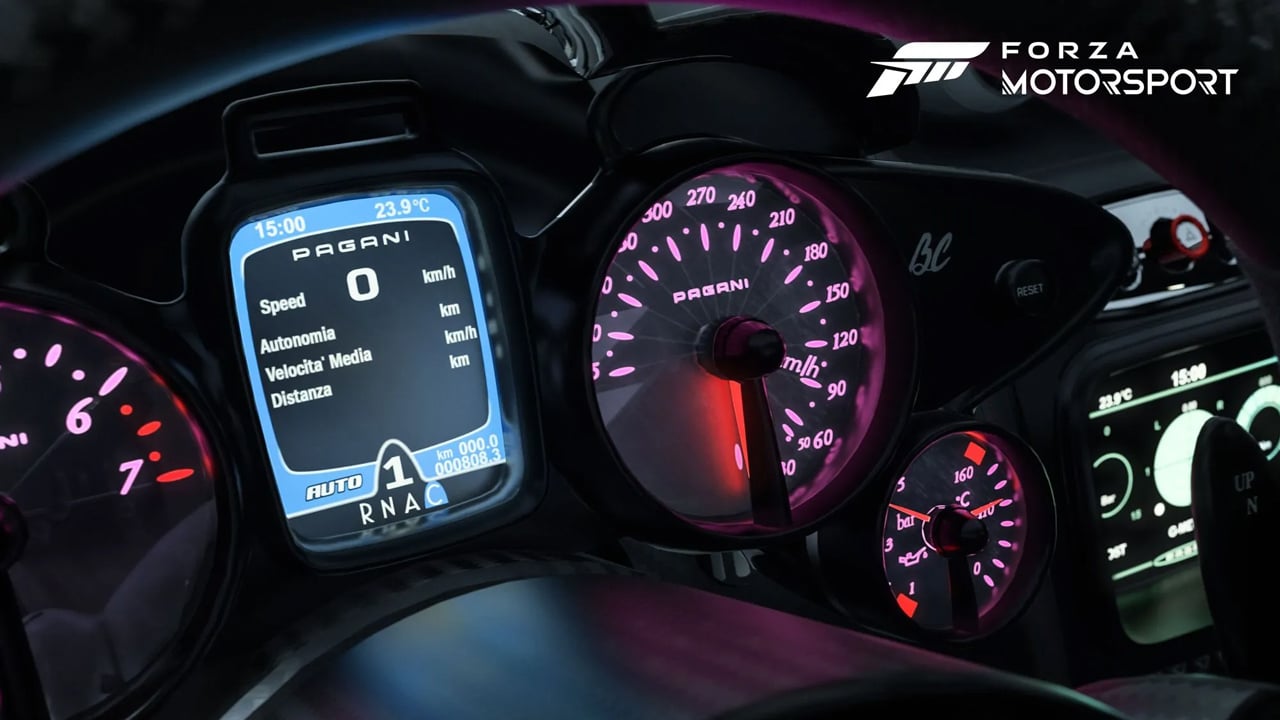 forza motorsport dashboard dentor de auto