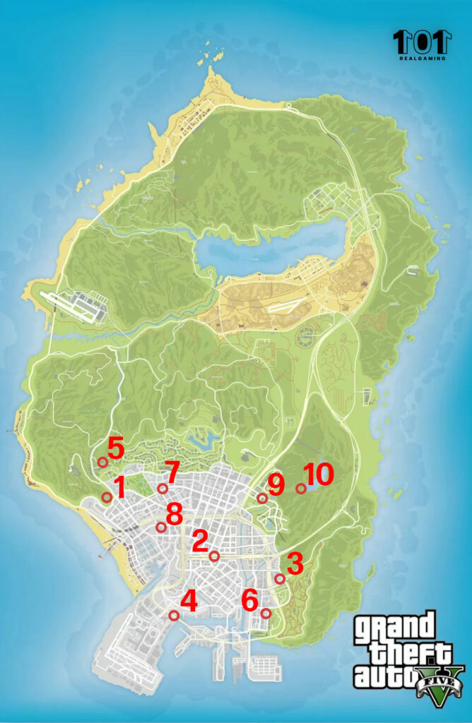 GTA Online Ghosts Exposed 2024 ubicaciones