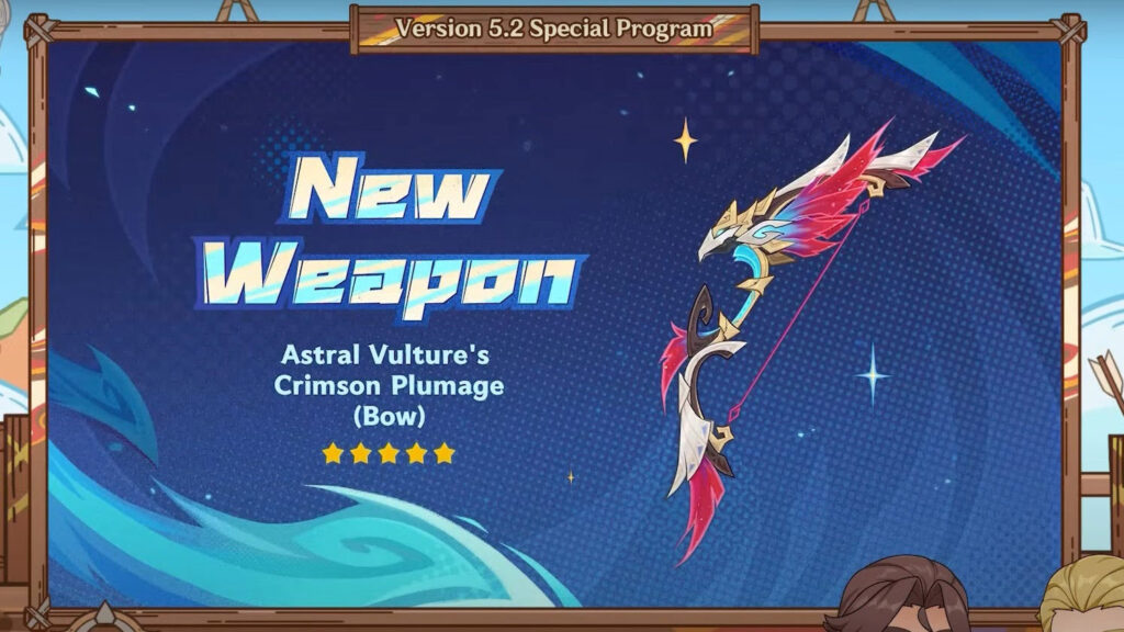 genshin impact 5 2 astral vultures crimson plumage