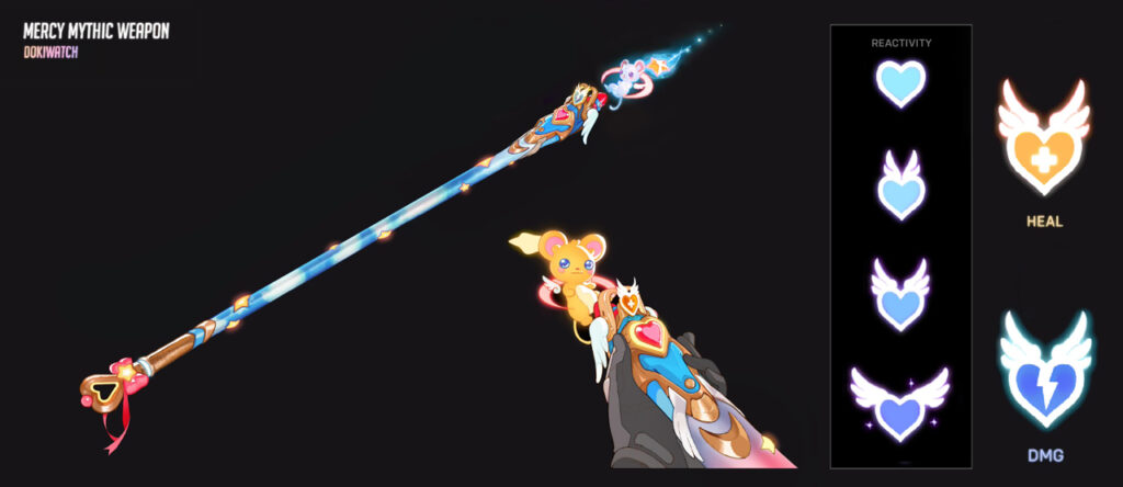overwatch 2 mercy arma mítica dokiwatch arte conceptual